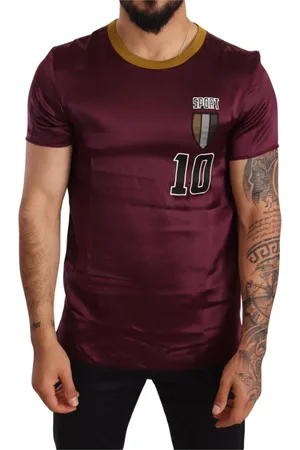 Dolce & Gabbana T-Shirts, male, , S, Silk Sport 10 Embroidered T-shirt