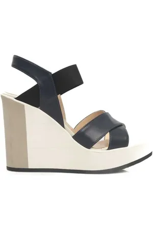 Cerruti 1881 Wedges, female, , 5 UK, Leather Wedge Sandal Women