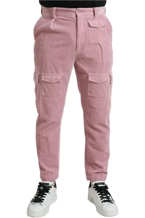 Dolce & Gabbana Slim-fit Trousers, male, , M, Corduroy Skinny Cargo Jeans