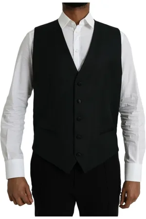 Dolce & Gabbana Wool Dress Vest Single Breasted