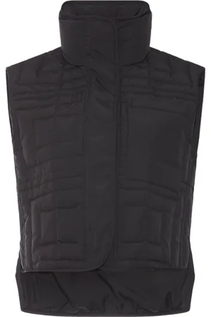 Heartmade Vests, female, , XS, Quilted Vest with Button Closure and Stand Collar