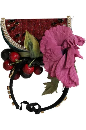 Dolce & Gabbana Hair Accessories, female, , ONE SIZE, Crystal Watermelon Headband
