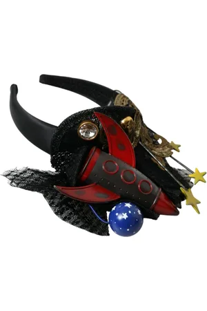 Dolce & Gabbana Rocketship Crystal Headband with Star Motif