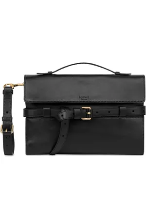 Moschino Leather Handbag with Magnetic Closure