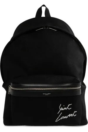 Saint Laurent Backpacks, male, , ONE SIZE, Backpack with Double Zip Closure