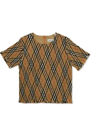 Burberry Sweatshirt with Check Pattern