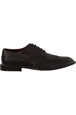 Dolce & Gabbana Business Shoes, male, , 9 UK, Elegant Derby Oxford Wingtips in
