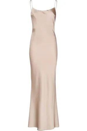 Andamane Draped Back Long Dress