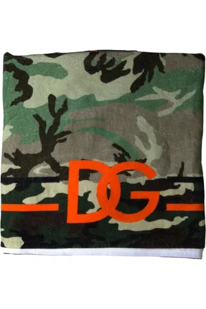 Dolce & Gabbana Silky Scarves, male, , ONE SIZE, Printed Cotton Wrap Shawl Scarf