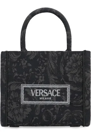 VERSACE Tote Bags, female, , ONE SIZE, Barocco Jacquard Mini Tote Bag