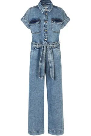 Lollys Laundry Jumpsuits, female, , XL, Denim Jumpsuit with Modern Details