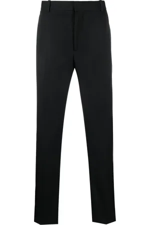 Alexander McQueen Suit Trousers, male, , L, Silk Panel Tailored Trousers