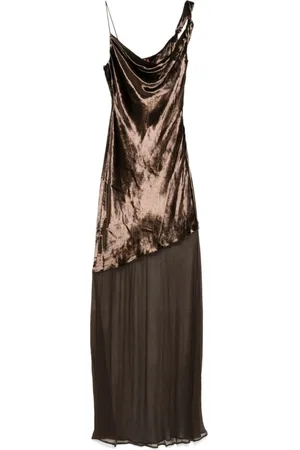 Staud Party Dresses, female, , S, Asymmetrical Maxi Dress