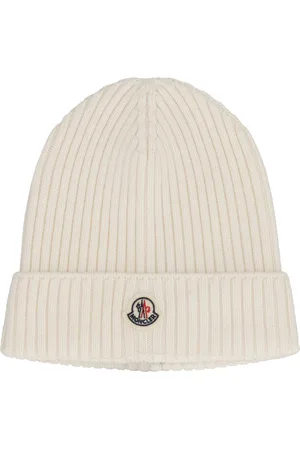 Moncler Beanies, female, , L, Wool Beanie with Turn-Up Brim