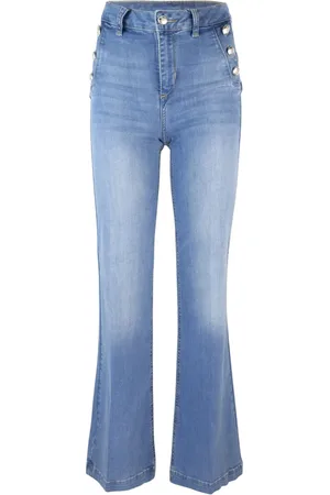 Liu Jo Boot-cut Jeans, female, , W28, Flare Jeans with Jewel Buttons