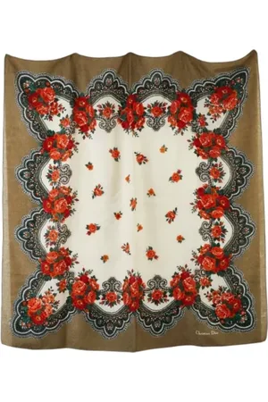Dior Pre-owned Scarves, female, , ONE SIZE, Pre-owned Wool scarves
