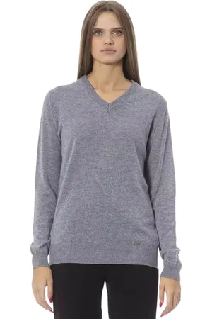 BALDININI V-neck Knitwear, female, , L, Wool V-Neck Jumper Women