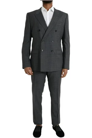 Dolce & Gabbana Plaid Wool 2-Piece Suit
