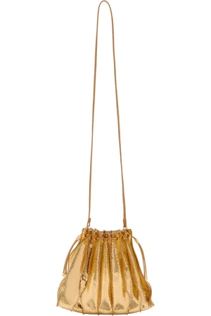ULLA JOHNSON Pleated Wave Crossbody Bag