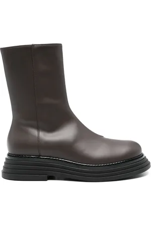 SEMICOUTURE Leather Ankle Boots
