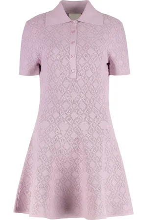 Givenchy Knitted Dresses, female, , M, Flared Jacquard Knit Mini-Dress