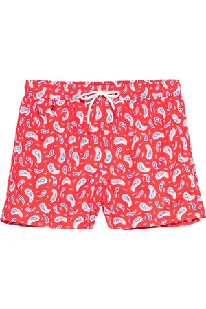 Kiton Beachwear, male, , XL, Paisley Swim Shorts