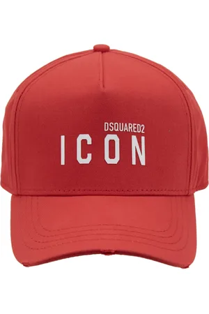 Dsquared2 Caps, unisex, , ONE SIZE, Embossed Baseball Cap with Buckle Closure
