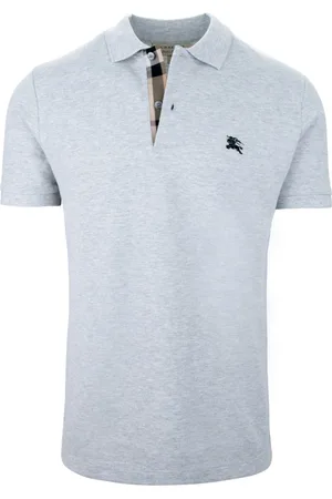 Burberry Polo Shirts, male, , S, Short Sleeve Cotton Polo Shirt