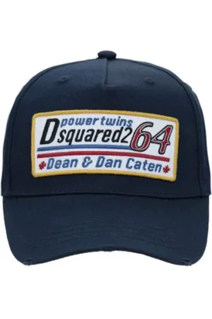 Dsquared2 Caps, unisex, , ONE SIZE, Embroidered Baseball Cap with Buckle