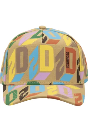 Dsquared2 Monogram Baseball Cap with Buckle Closure
