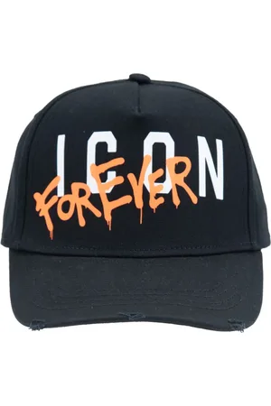 Dsquared2 Caps, unisex, , ONE SIZE, Contrast Print Baseball Cap with Buckle