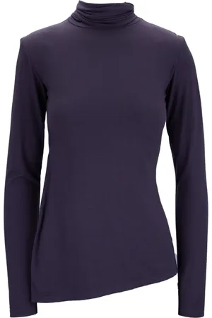 Elisabetta Franchi Gold Shoulder Padded High Neck Top