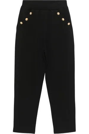Balmain Sweatpants, female, , 10 Y, Girls Logo Button Joggers in