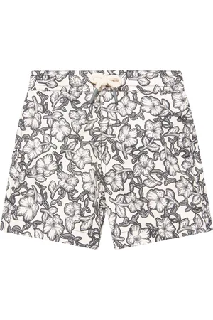 BONPOINT Boys Floral Swim Shorts in