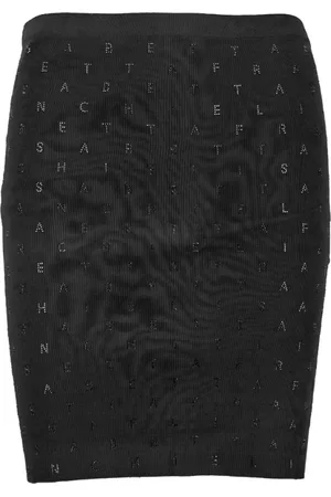 Elisabetta Franchi Short Skirts, female, , XL, Short Skirt with Zipper and Hook