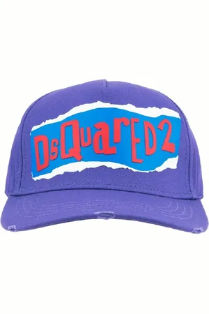 Dsquared2 Printed Baseball Cap with Buckle Closure