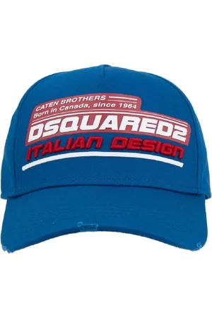 Dsquared2 Caps, unisex, , ONE SIZE, Printed Baseball Cap with Buckle Closure