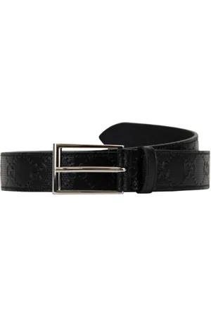 Gucci Belts, male, , 115 CM, Perforated Leather Belt with Iconic Logo