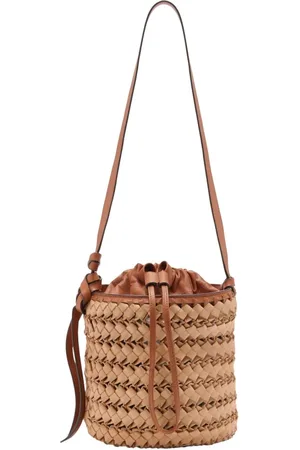 ULLA JOHNSON Bucket Bags, female, , ONE SIZE, Woven Bucket Bag