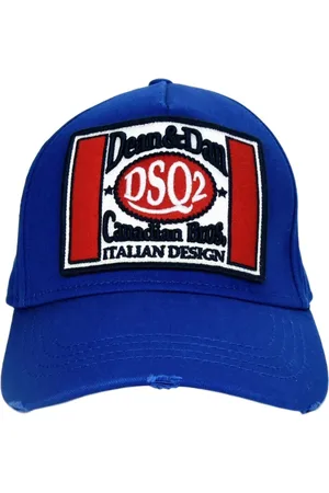 Dsquared2 Caps, unisex, , ONE SIZE, Logo Patch Baseball Cap with Buckle
