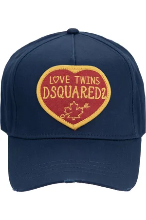 Dsquared2 Caps, unisex, , ONE SIZE, Embroidered Baseball Cap with Buckle