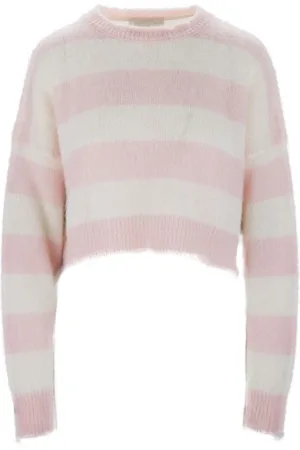 ANIYE BY Round-neck Knitwear, female, , XS, Short Sleeve Crop Top Jumper