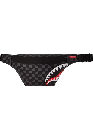 Sprayground Bags, unisex, , ONE SIZE, Kids Drip Check Shark Belt Bag