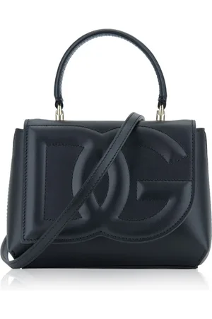 Dolce & Gabbana Mini Bags, female, , ONE SIZE, Leather Shoulder Bag Magnetic Button