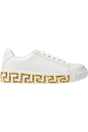 VERSACE Sneakers, unisex, , 30 EU, Kids Leather La Greca Trainers