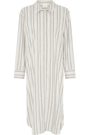 Heartmade Shirt Dresses, female, , XL, Striped Oversized Shirt Dress