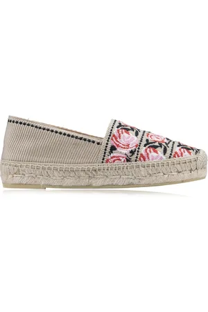 Prada Espadrilles, female, , 5 UK, Floral Slip-On Espadrilles