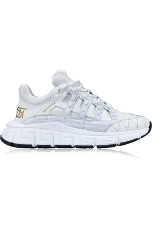VERSACE Sneakers, female, , 8 UK, Greek Style Lace-Up Women
