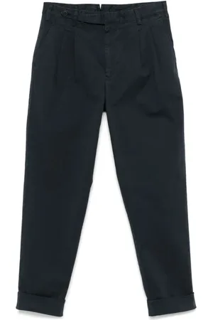 PT Torino Navy Tapered Trousers Stylish Eco-Friendly