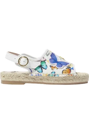 SOPHIA WEBSTER Sandals, female, , 23 EU, White Butterfly Espadrilles for Girls